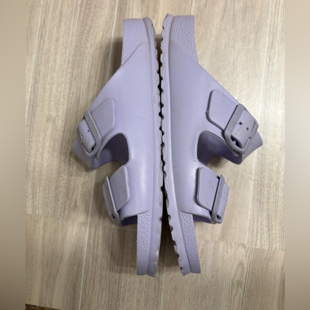 Birkenstock Arizona Eva Women's Purple Fog Lavender Sandals - Picture 5 of 7